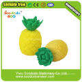 Lifelike Promotional Pineapple Shaped Fruit Erasers